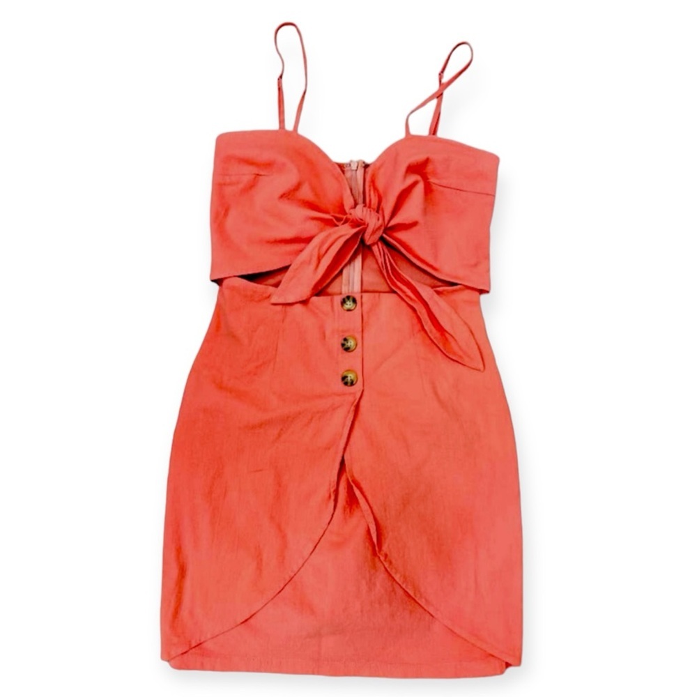 NWT Fashion Nova Open Front Mini Dress- Size L